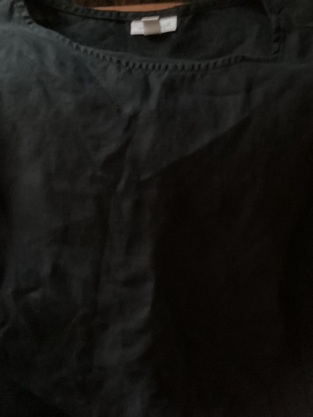 Black linen tunic in great shape